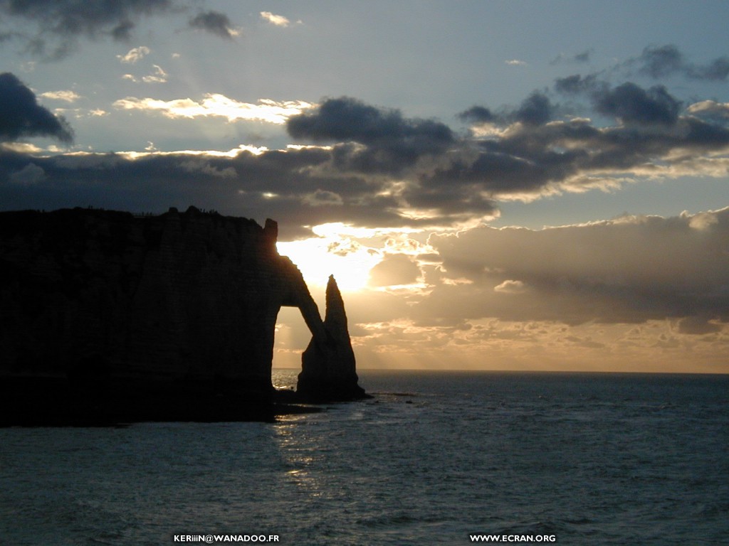 fonds d cran Seine Maritime - Cote d'Albatre -  Etretat - de Karine Scotti