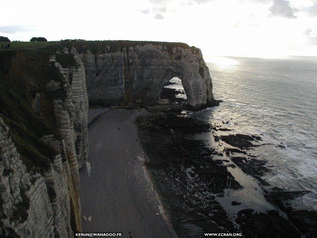 fonds d cran Seine Maritime - Cote d'Albatre -  Etretat - de Karine Scotti