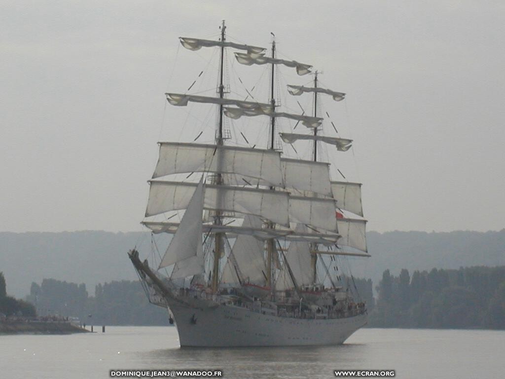 fonds d cran Rouen - Armada 2003 - Photographies de bateaux - de Dominique Jean