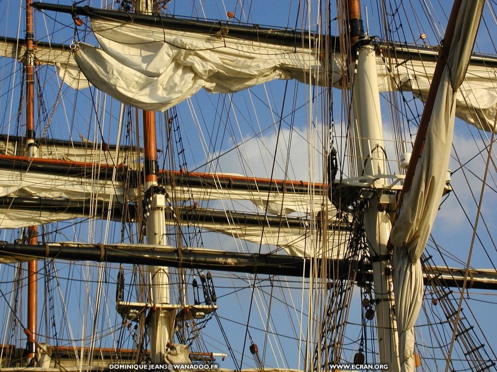 fonds d cran Rouen - Armada 2003 - Photographies de bateaux - de Dominique Jean