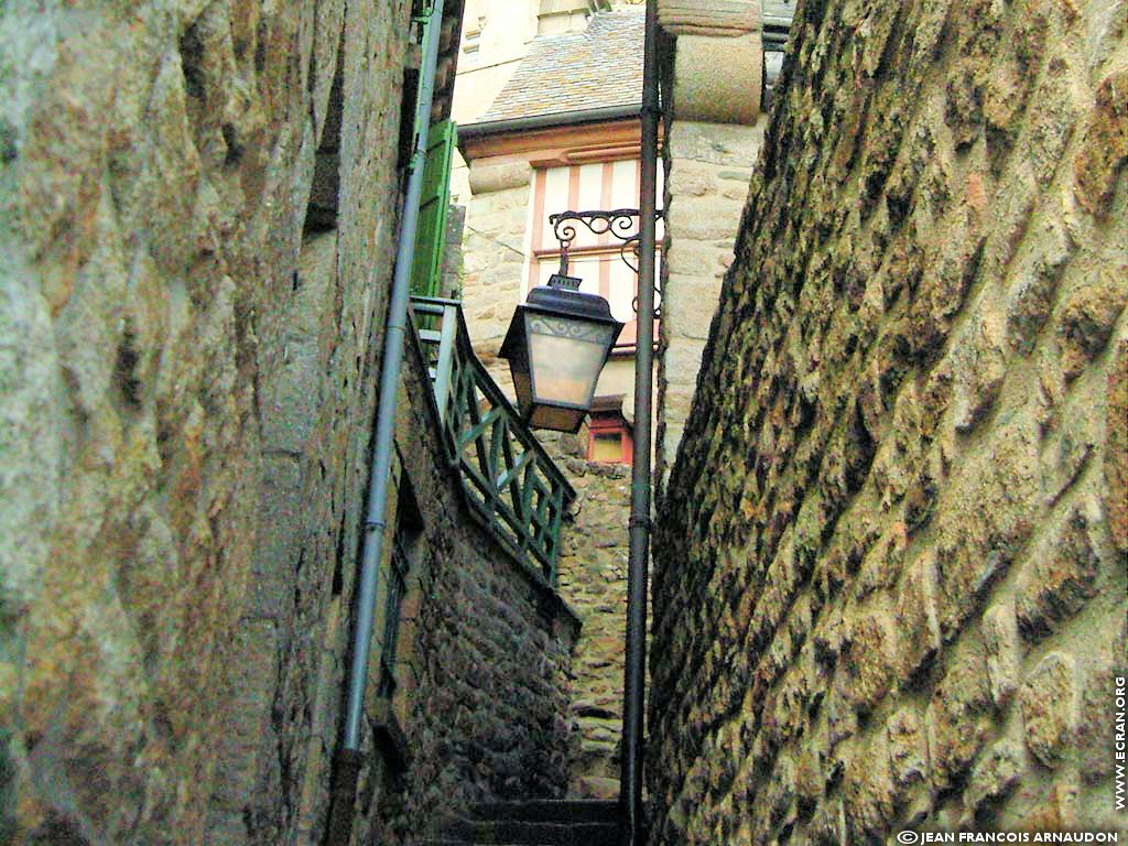 fonds d cran Le mont Saint-Michel Normandie France - de Jean Francois Arnaudon